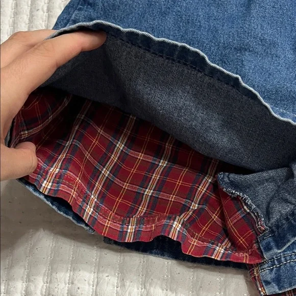 Vintage Blue Denim Mini Skirt - Picture 4 of 7